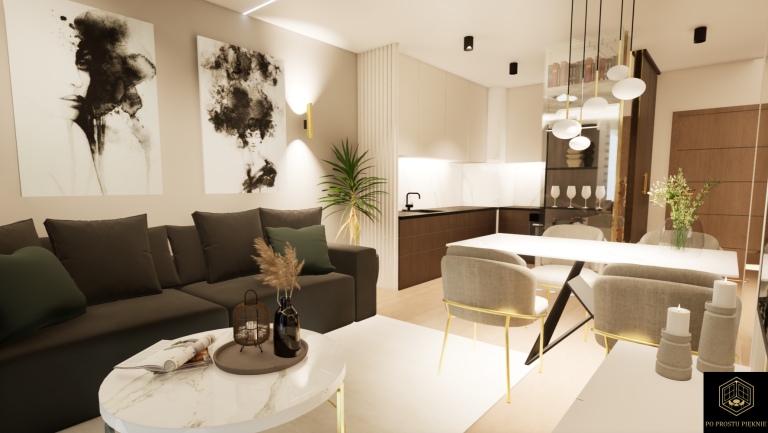 pomysł na ścianę w salonie, led w suficie, nowoczesny, glamour, new york