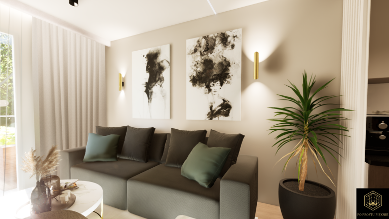 pomysł na ścianę w salonie, led w suficie, nowoczesny, glamour, new york