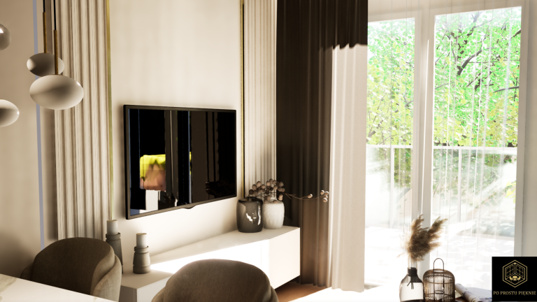 pomysł na ścianę w salonie, led w suficie, nowoczesny, glamour, new york